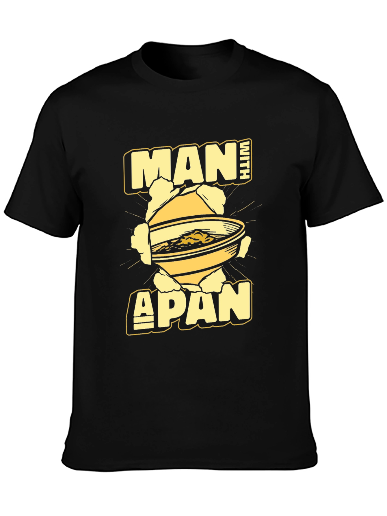 Man With A Pan Graphic T-Shirt