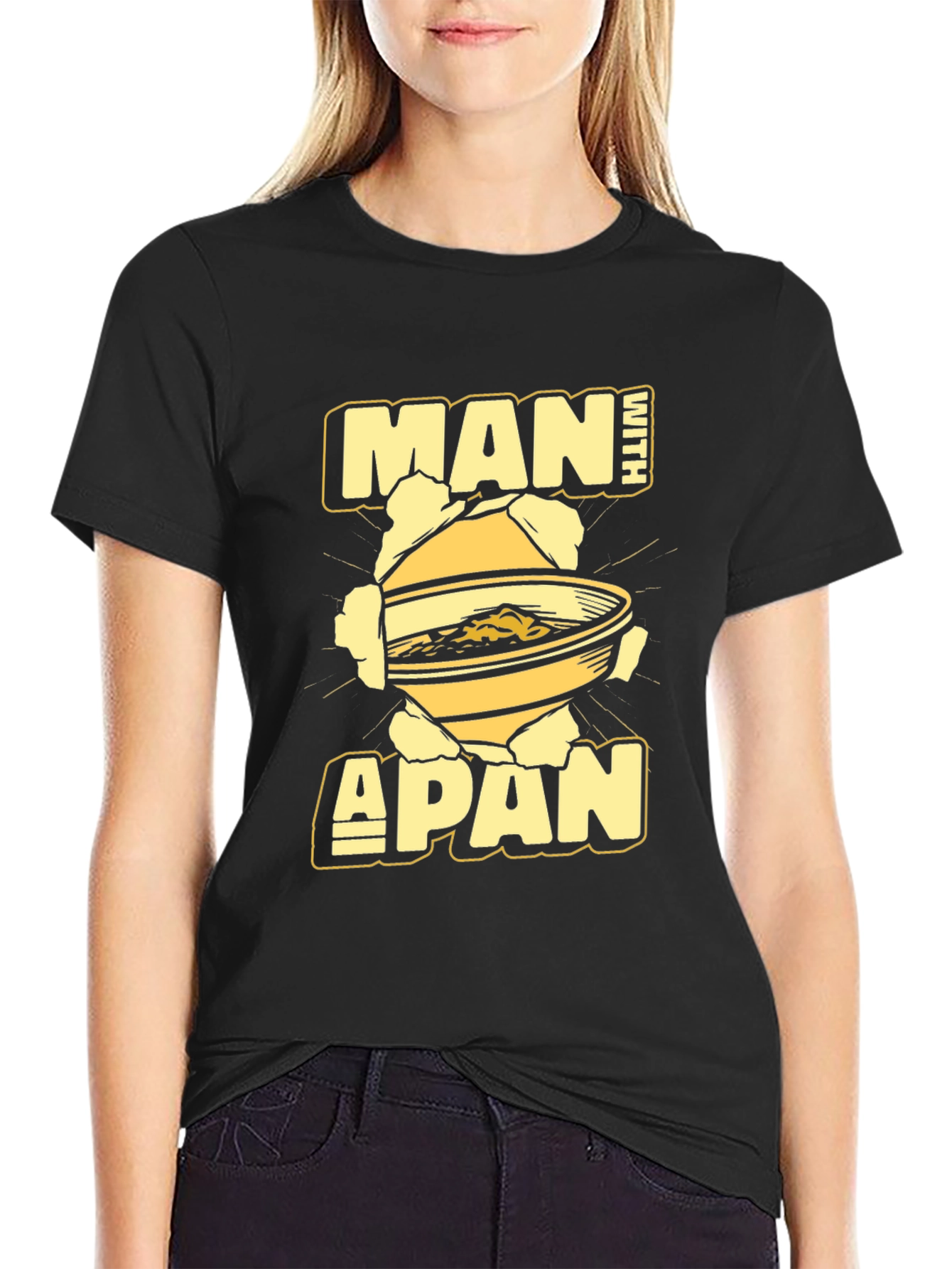 Man With A Pan Graphic T-Shirt