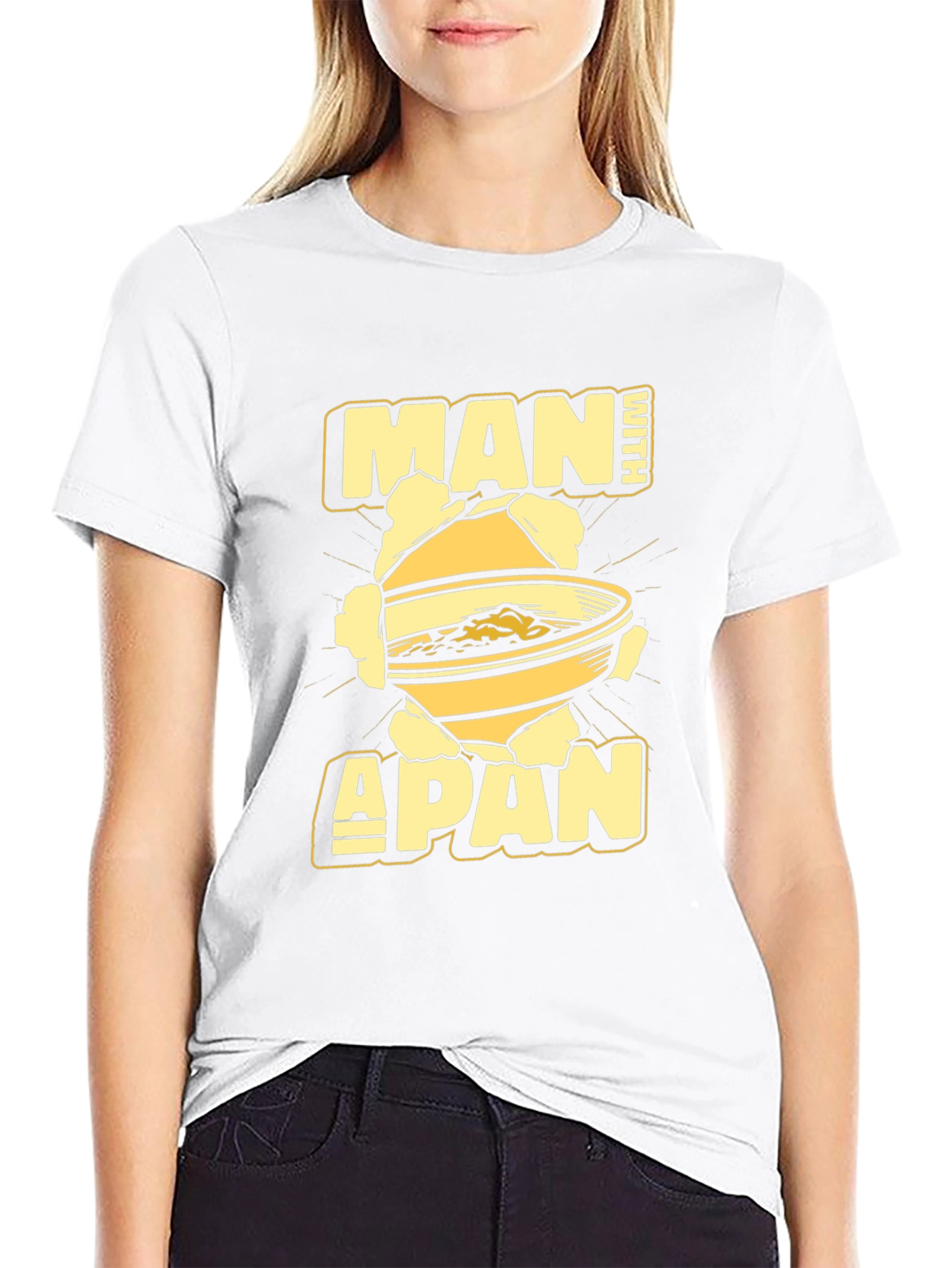 Man With A Pan Graphic T-Shirt
