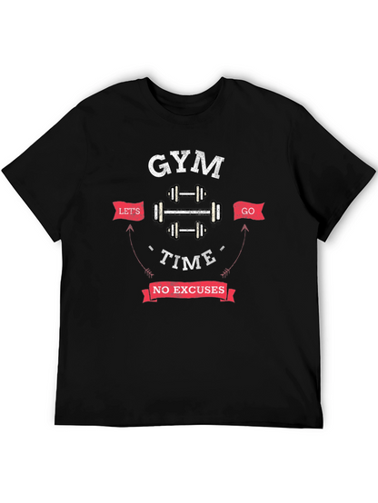 Gym Time T-Shirt - No Excuses
