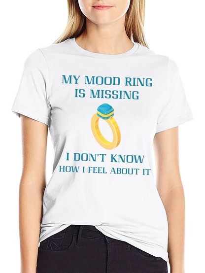 Mood Ring Missing Funny Graphic Tee