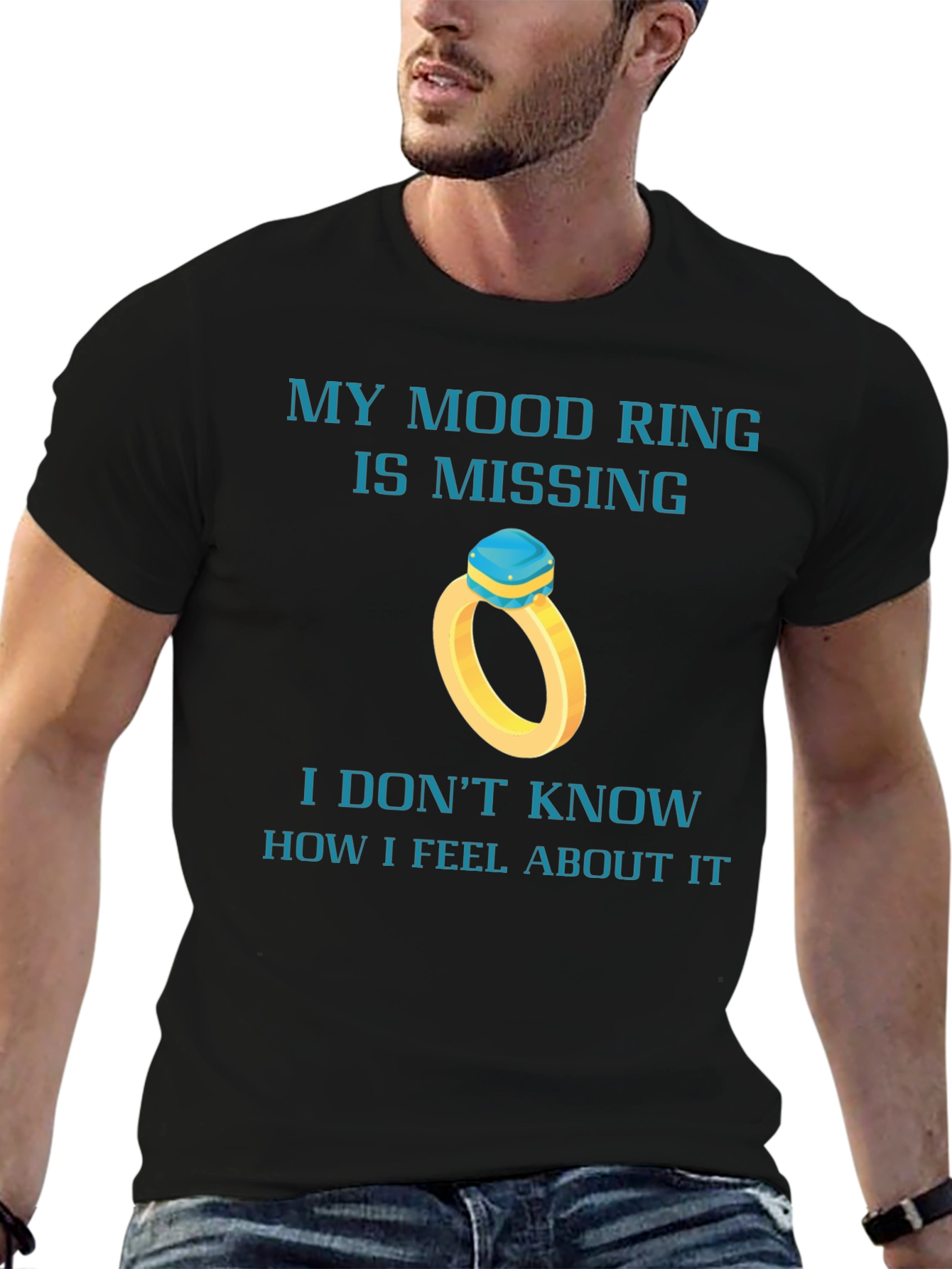 Mood Ring Missing Funny Graphic Tee