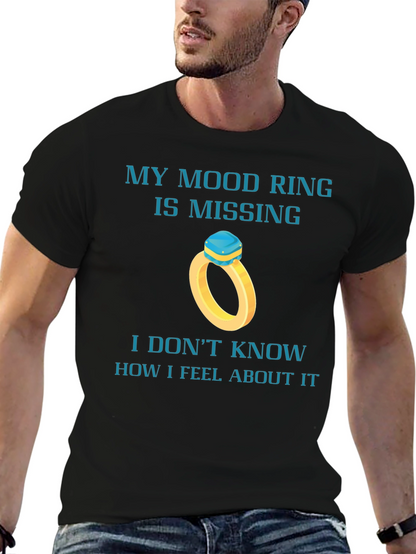 Mood Ring Missing Funny Graphic Tee