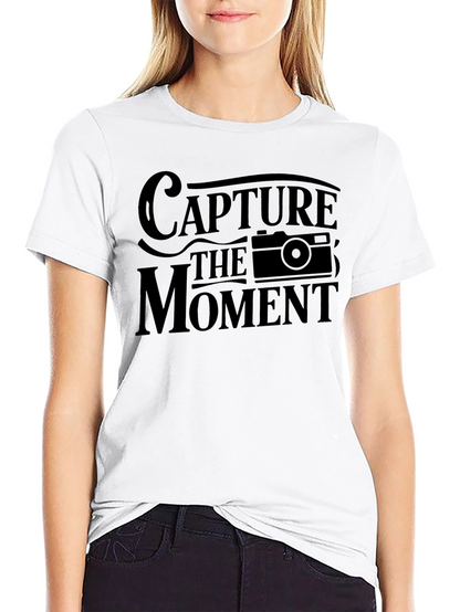 Capture the Moment Black Graphic Tee
