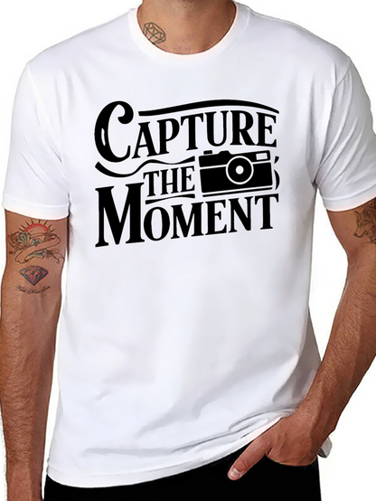 Capture the Moment Black Graphic Tee