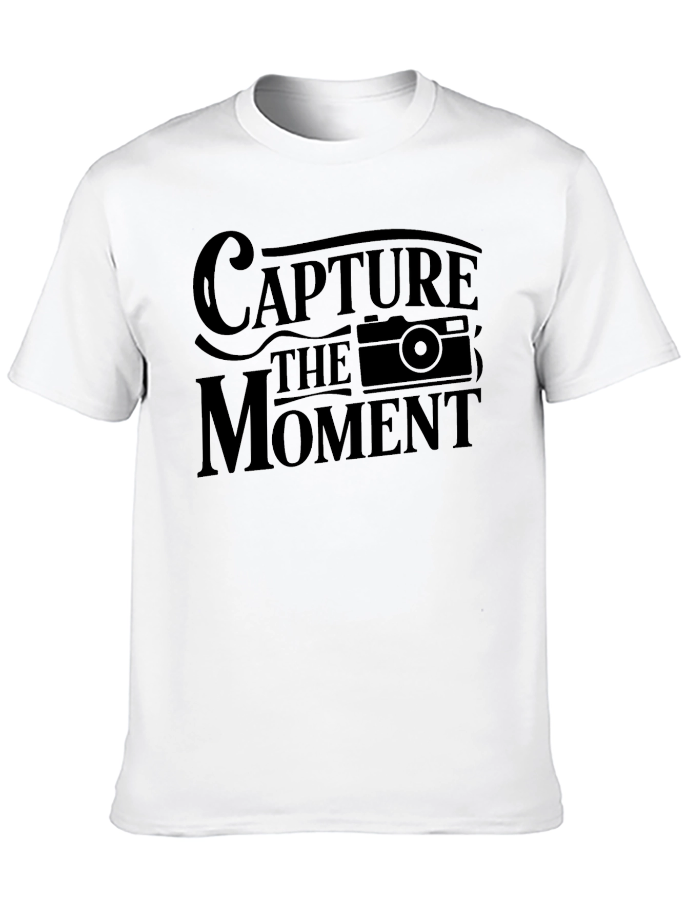 Capture the Moment Black Graphic Tee