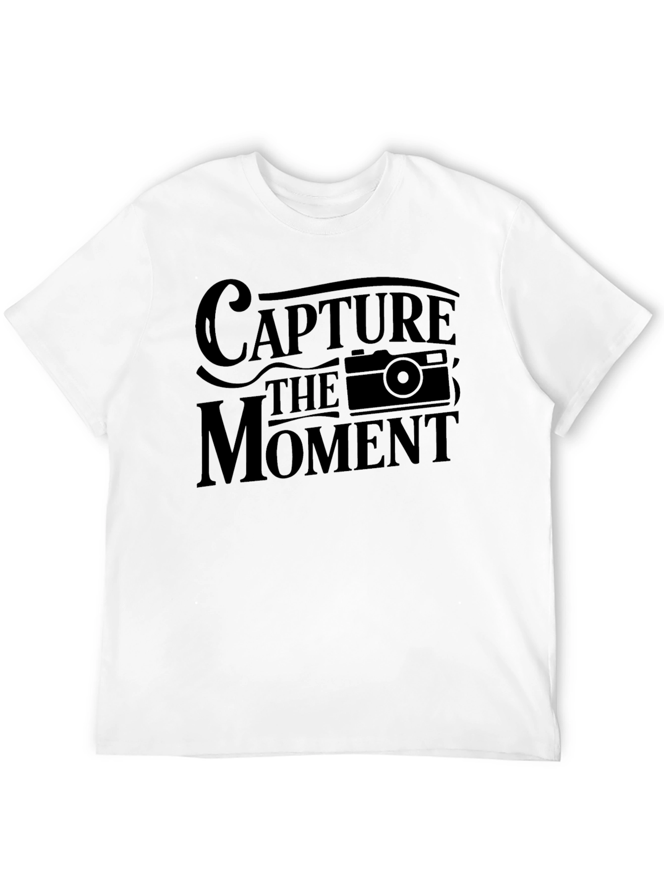 Capture the Moment Black Graphic Tee