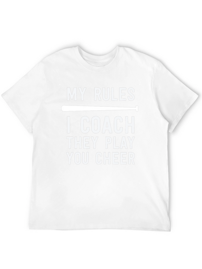 My Rules I Coach Baseball T-Shirt