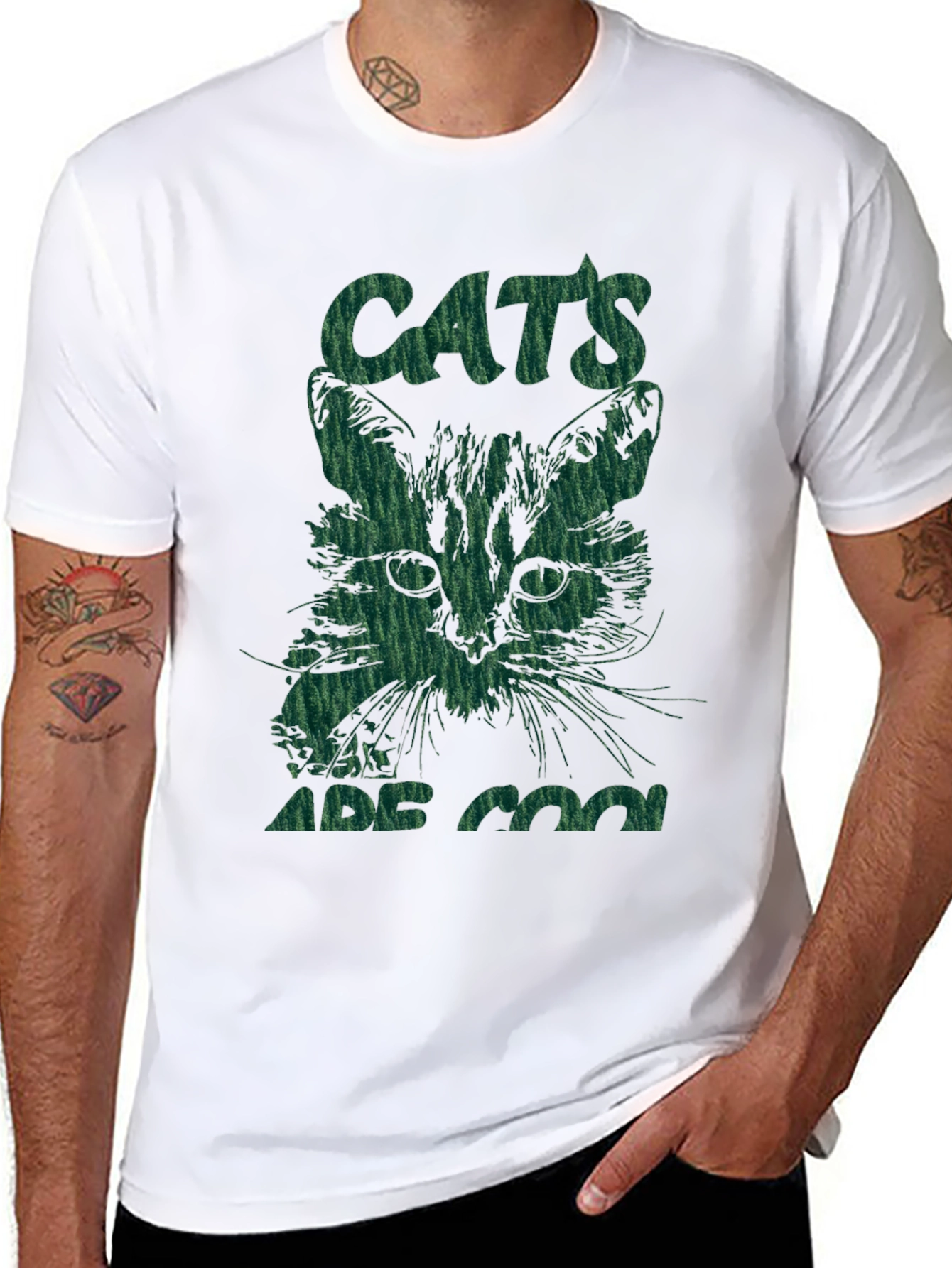 Cool Cats Graphic T-Shirt