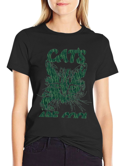 Cool Cats Graphic T-Shirt
