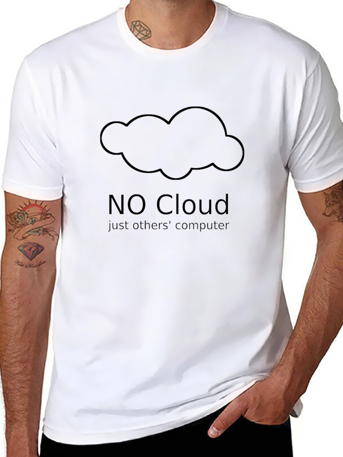 NO Cloud Just Others Computer Funny T-Shirt
