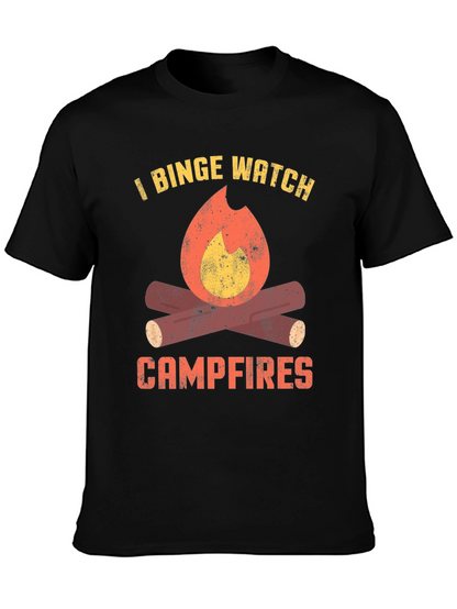 I Binge Watch Campfires Graphic Tee