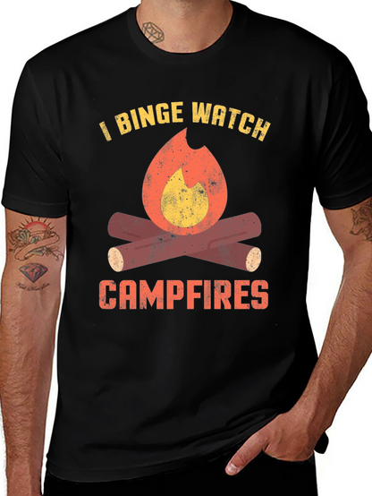 I Binge Watch Campfires Graphic Tee