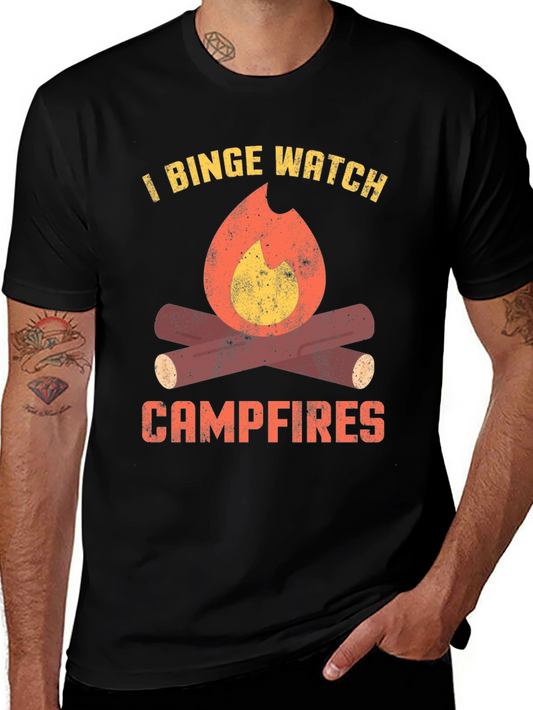 I Binge Watch Campfires Graphic Tee