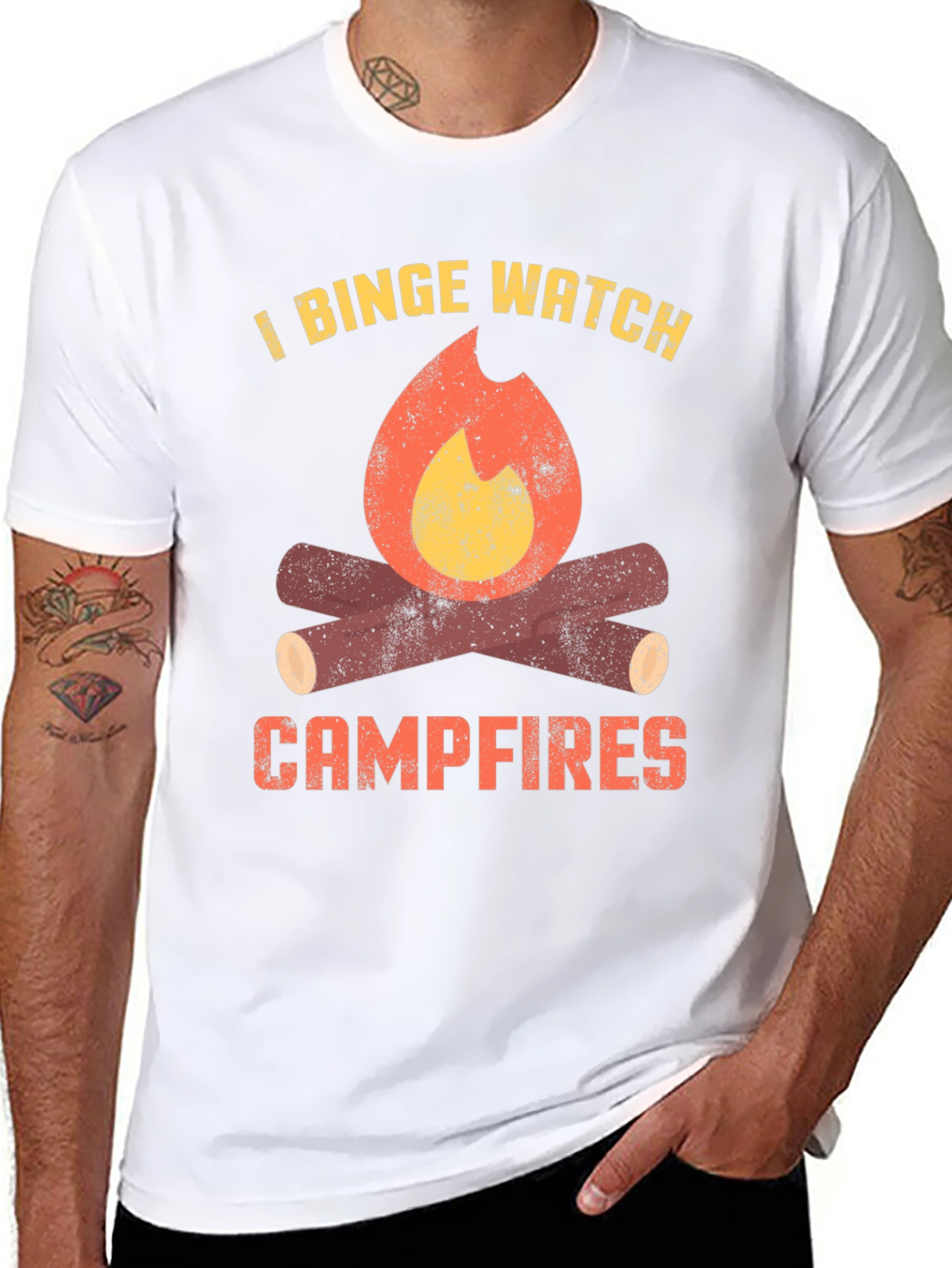 I Binge Watch Campfires Graphic Tee