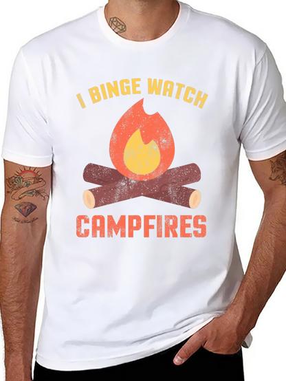 I Binge Watch Campfires Graphic Tee