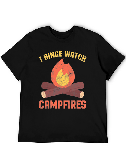 I Binge Watch Campfires Graphic Tee