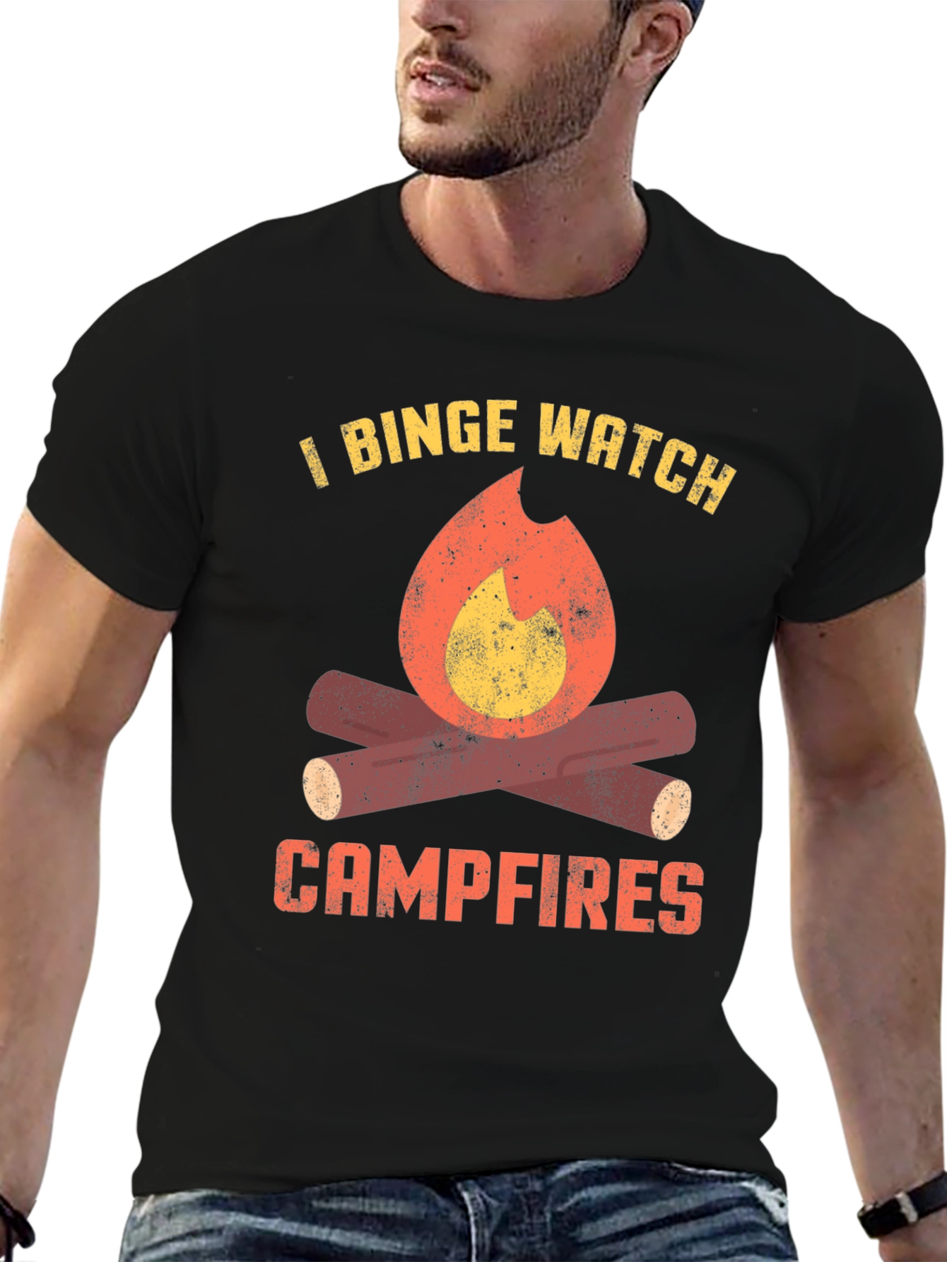 I Binge Watch Campfires Graphic Tee