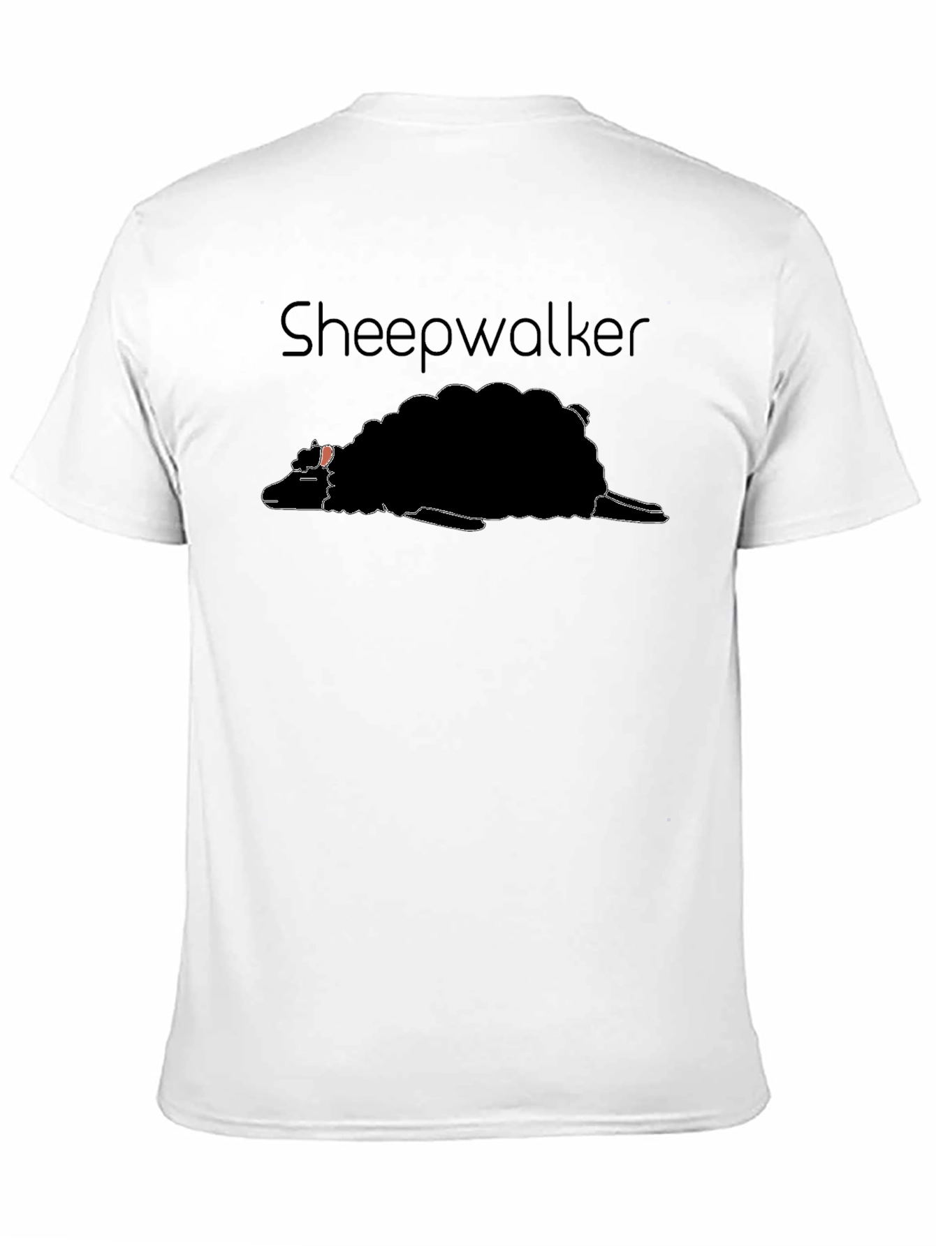 Sheepwalker Graphic Tee - Black Cotton T-Shirt