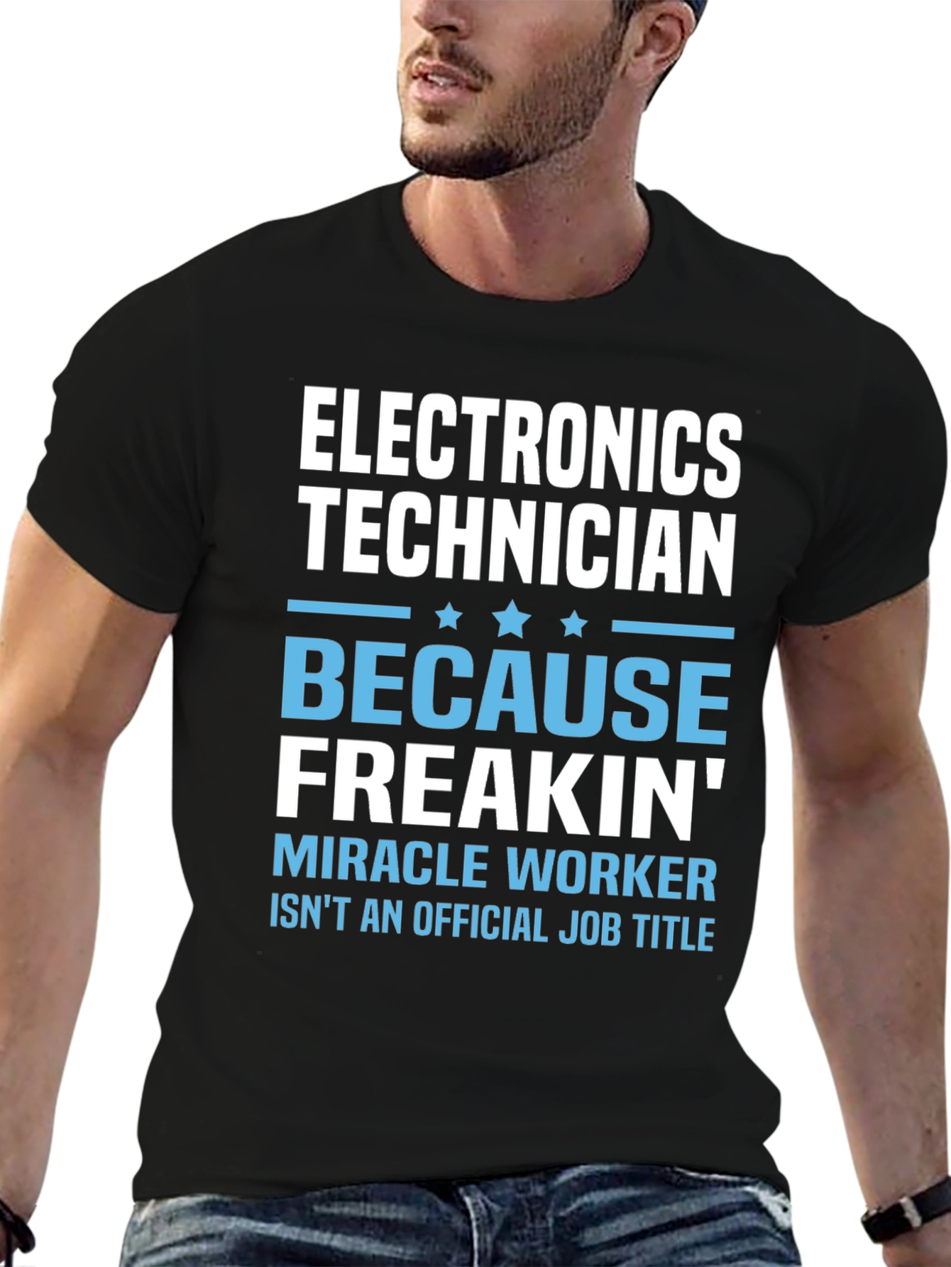 Electronics Technician Funny Job Title T-Shirt