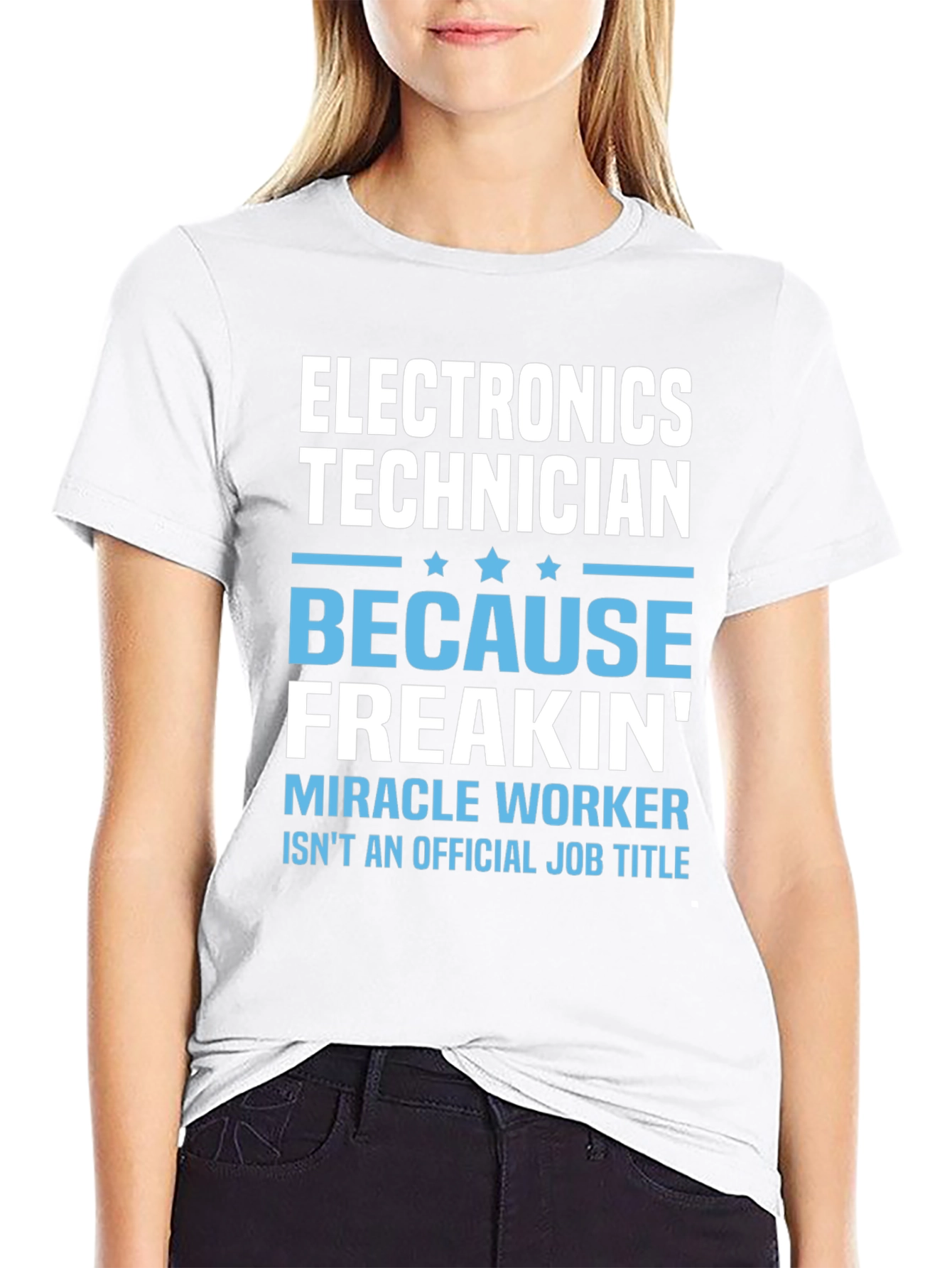 Electronics Technician Funny Job Title T-Shirt