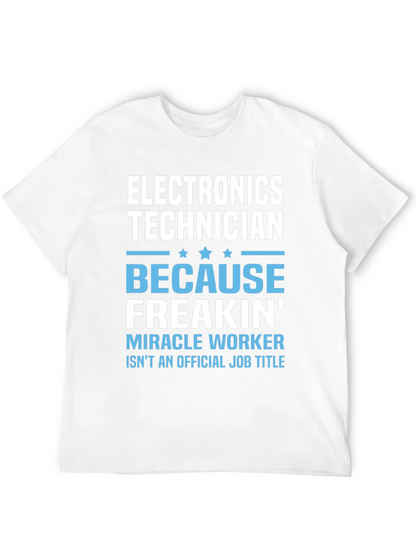 Electronics Technician Funny Job Title T-Shirt