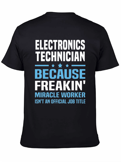 Electronics Technician Funny Job Title T-Shirt
