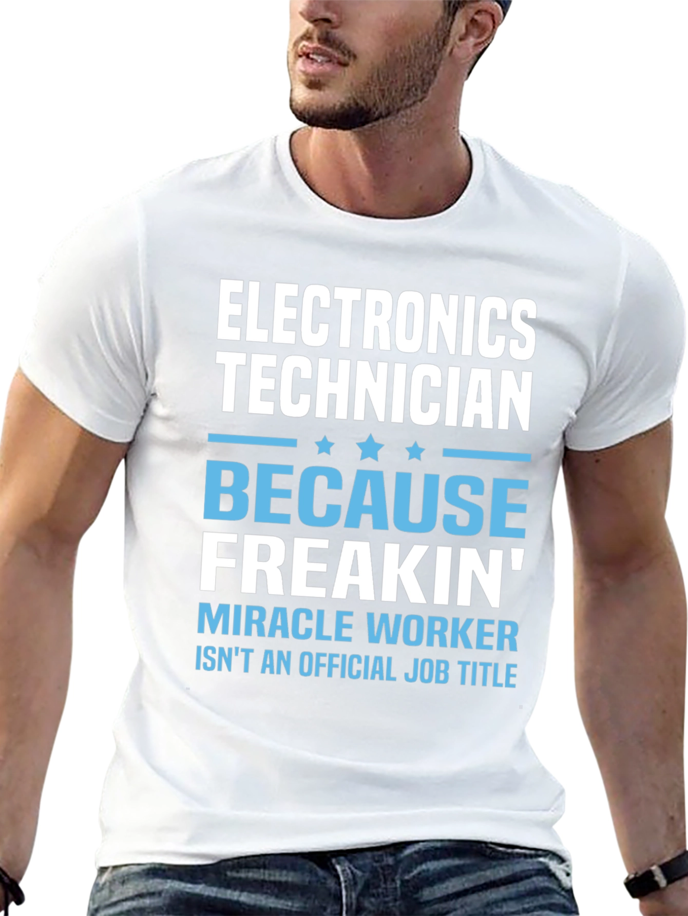 Electronics Technician Funny Job Title T-Shirt