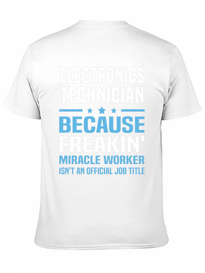 Electronics Technician Funny Job Title T-Shirt