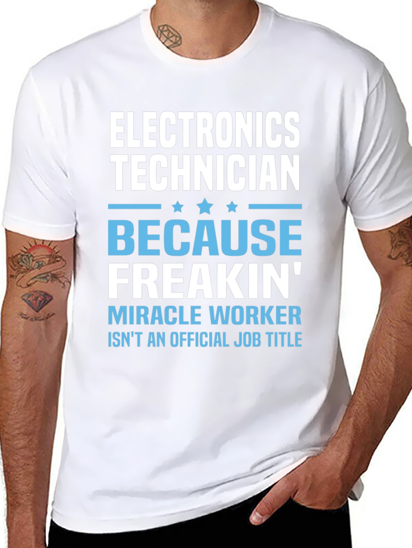 Electronics Technician Funny Job Title T-Shirt