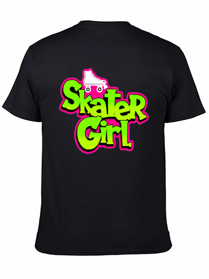 Skater Girl Graphic Tee - Retro Style