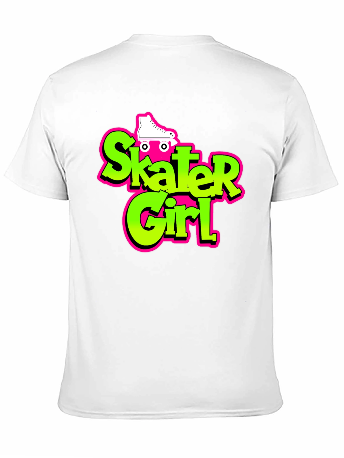 Skater Girl Graphic Tee - Retro Style