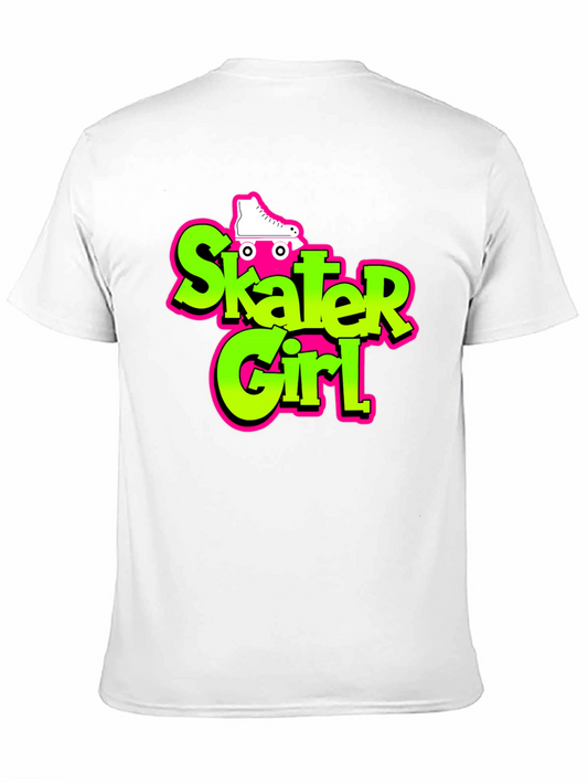 Skater Girl Graphic Tee - Retro Style