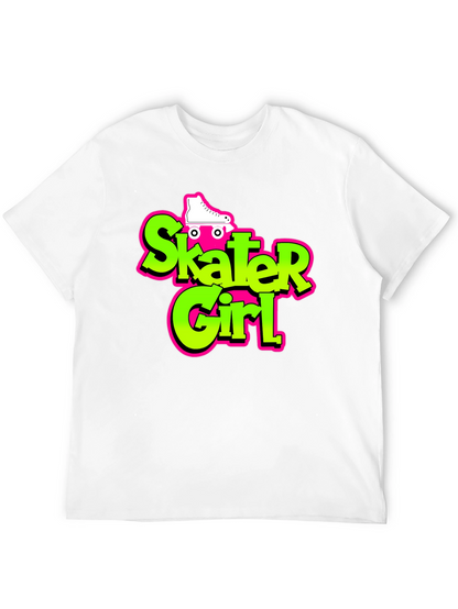 Skater Girl Graphic Tee - Retro Style