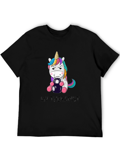 My Therapist Unicorn Kettlebell T-Shirt
