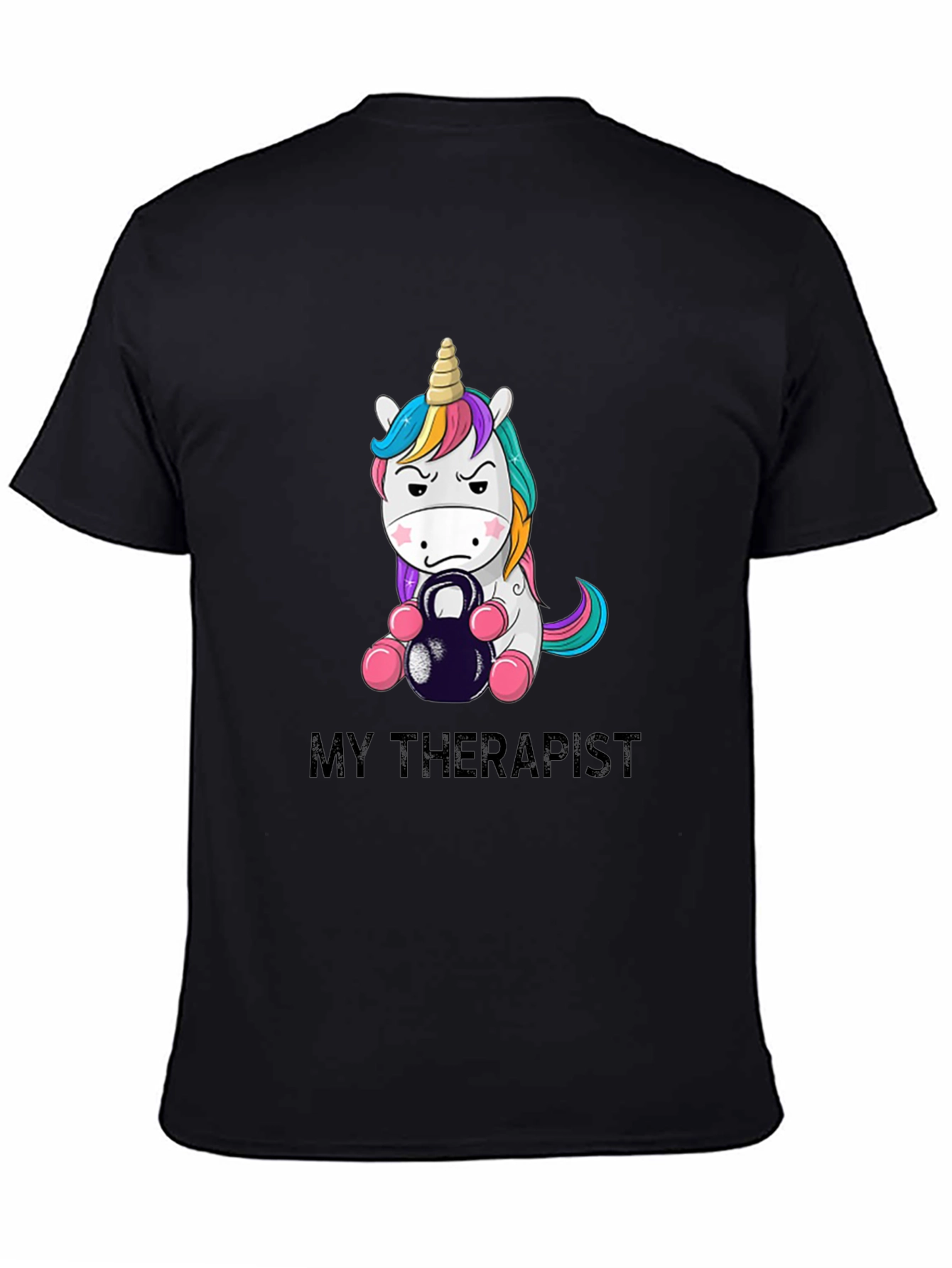 My Therapist Unicorn Kettlebell T-Shirt