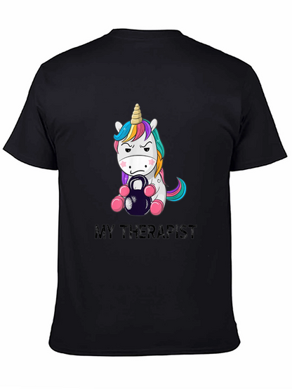 My Therapist Unicorn Kettlebell T-Shirt
