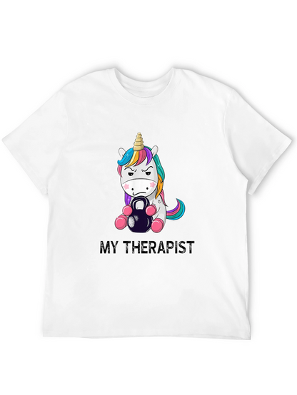 My Therapist Unicorn Kettlebell T-Shirt