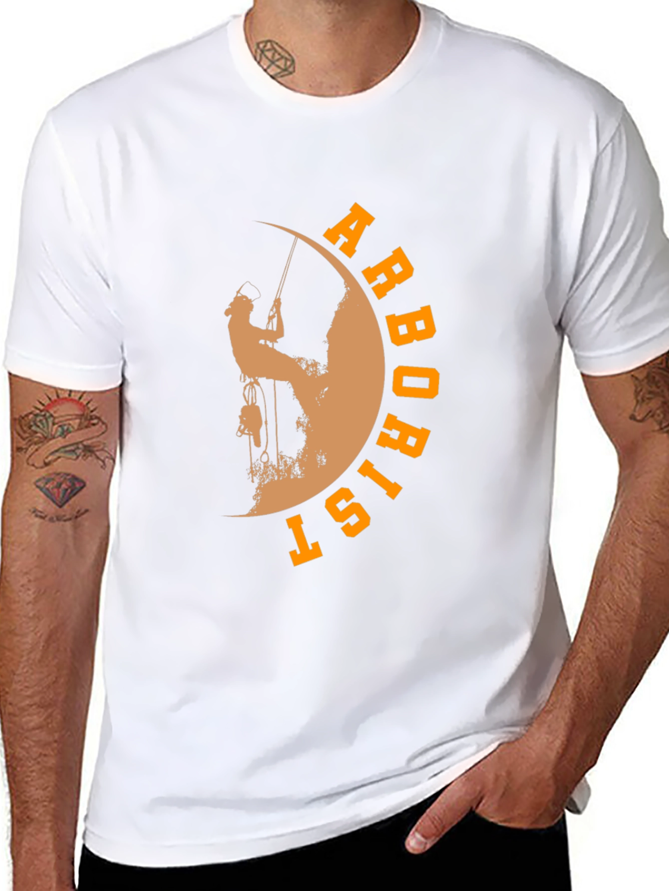 Arborist Climbing Tree T-Shirt