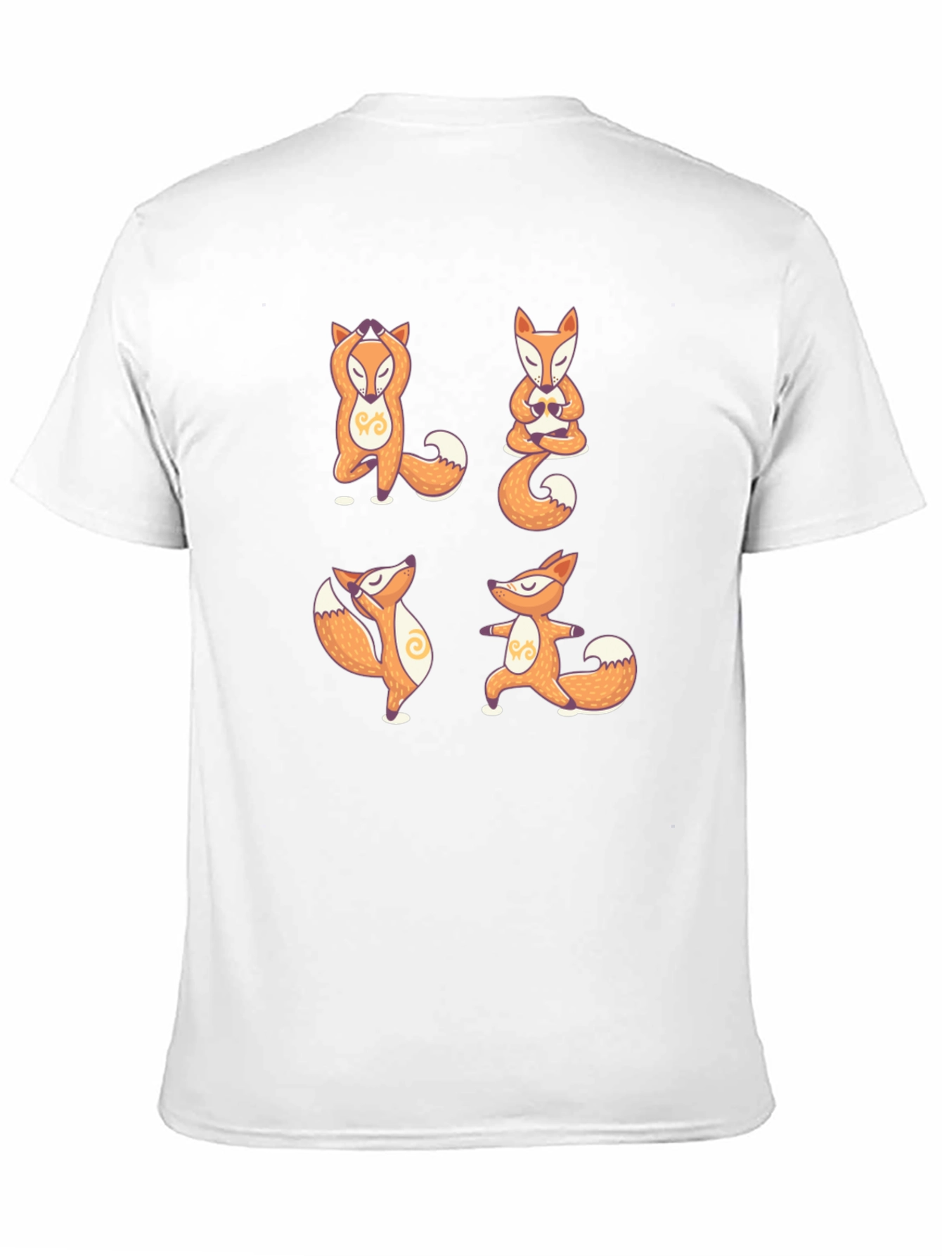 Yoga Fox T-Shirt - Meditative Animal Design
