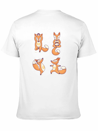 Yoga Fox T-Shirt - Meditative Animal Design