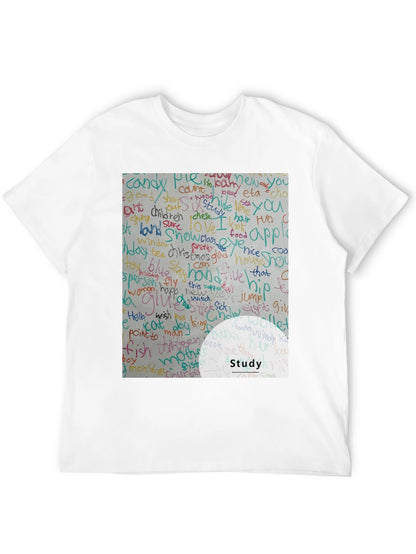 Study Word Art T-Shirt