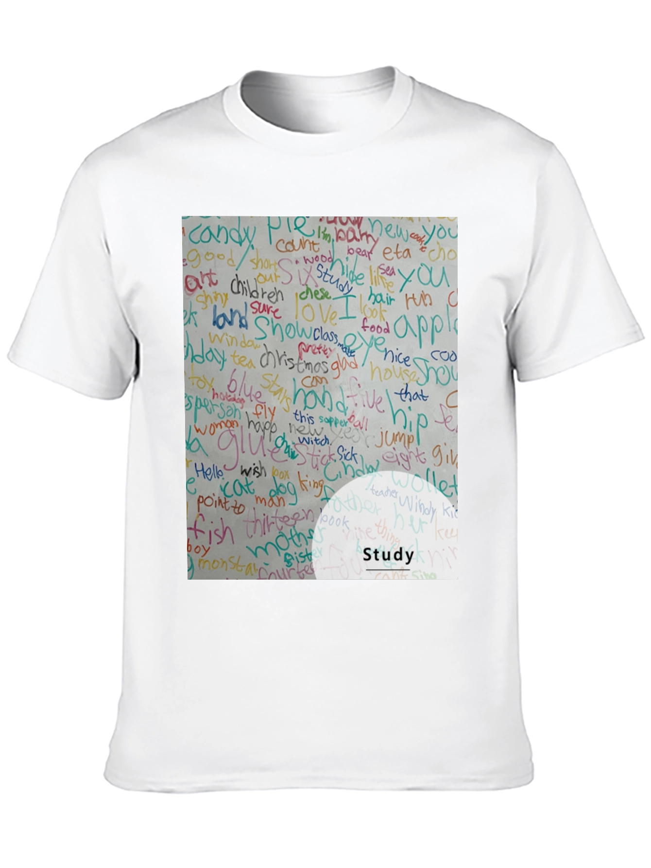 Study Word Art T-Shirt