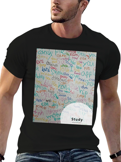 Study Word Art T-Shirt