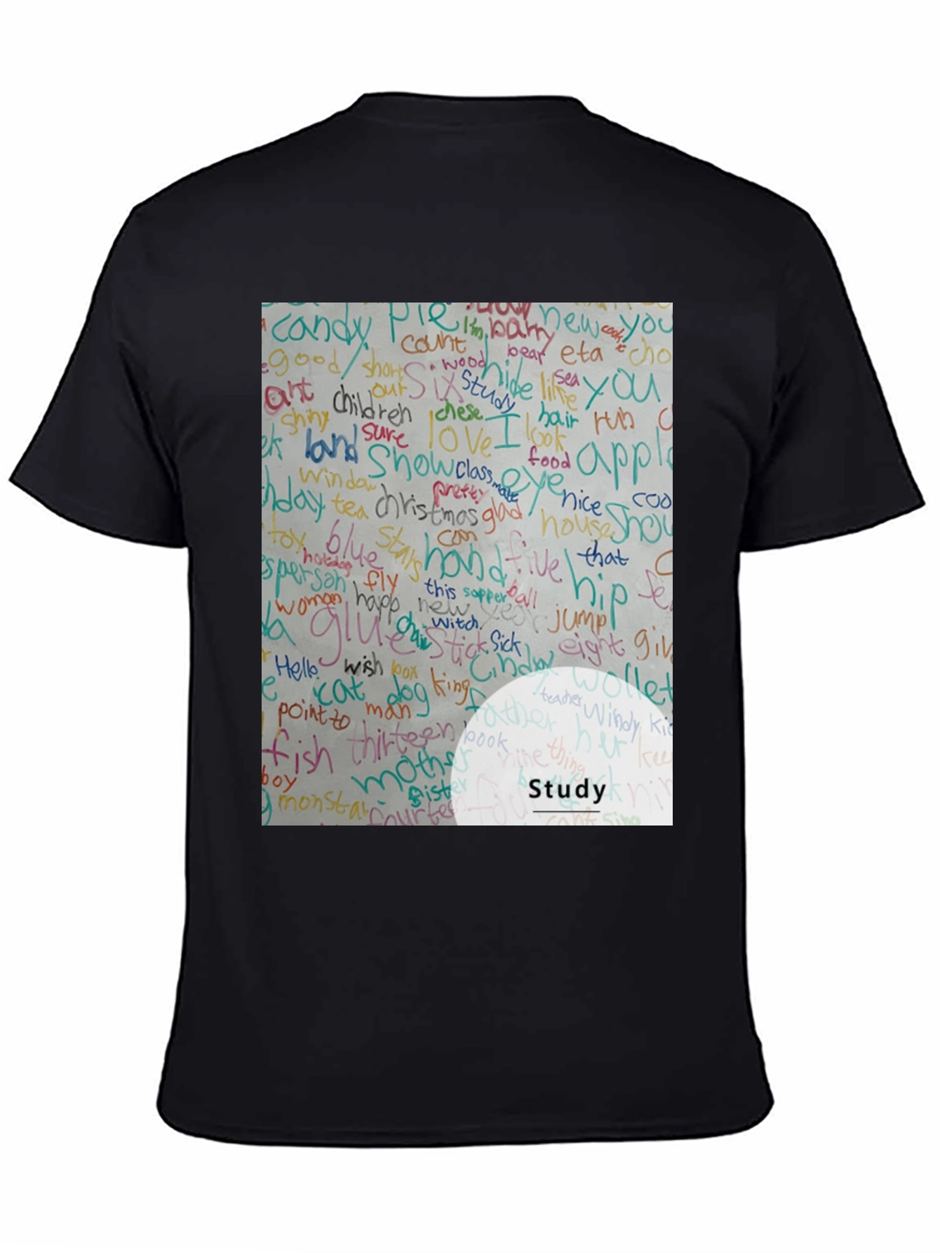 Study Word Art T-Shirt