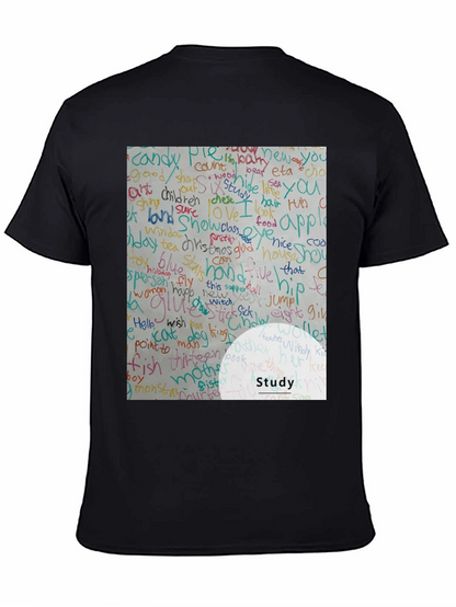 Study Word Art T-Shirt