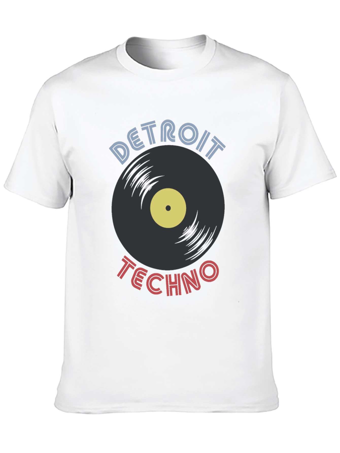 Detroit Techno Vinyl Record T-Shirt