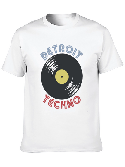 Detroit Techno Vinyl Record T-Shirt