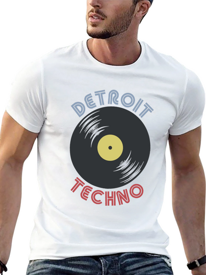 Detroit Techno Vinyl Record T-Shirt