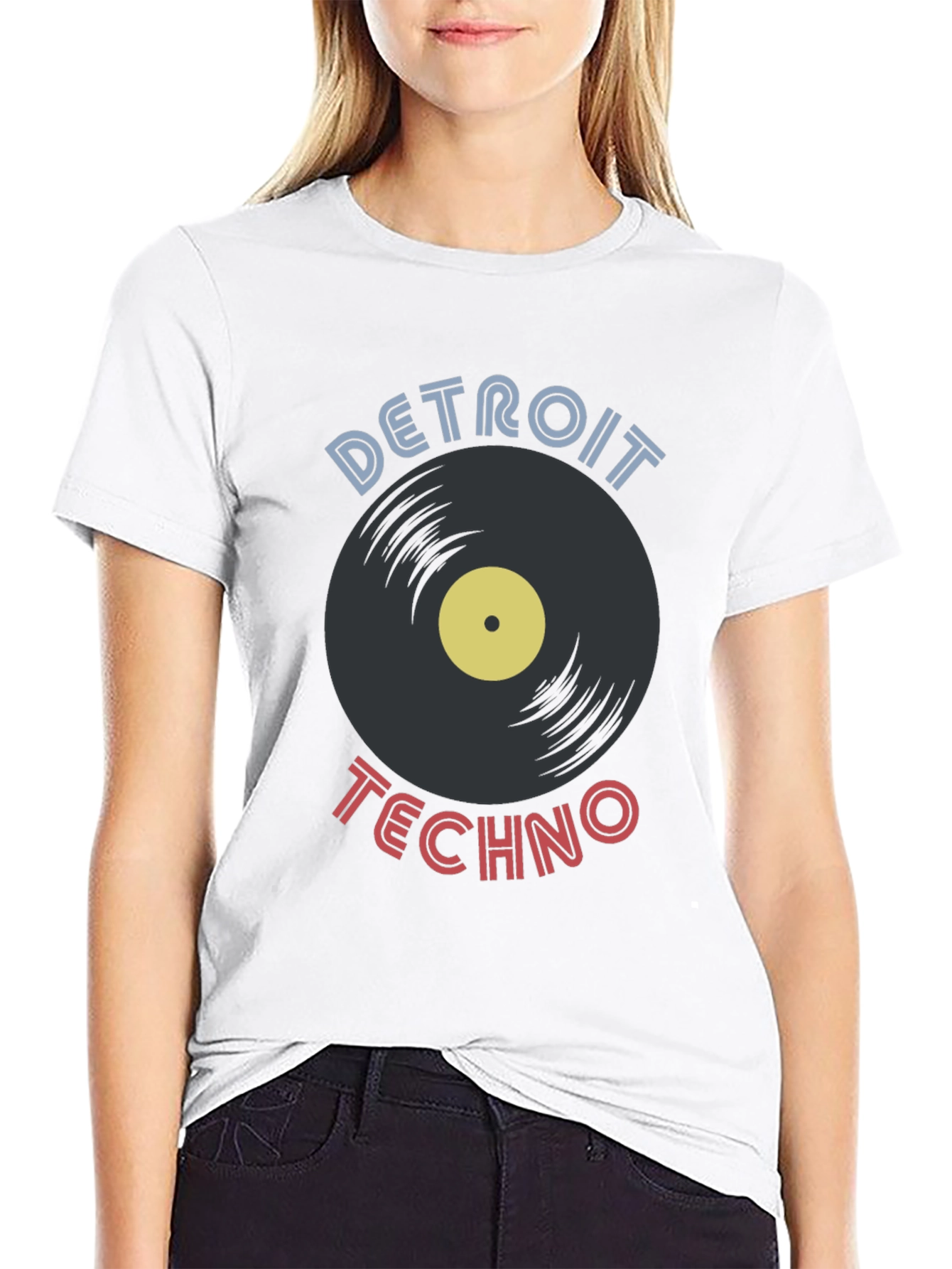 Detroit Techno Vinyl Record T-Shirt